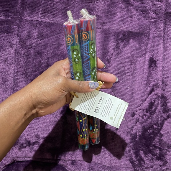 Handcrafted African Candlesticks - Picture 3 of 3